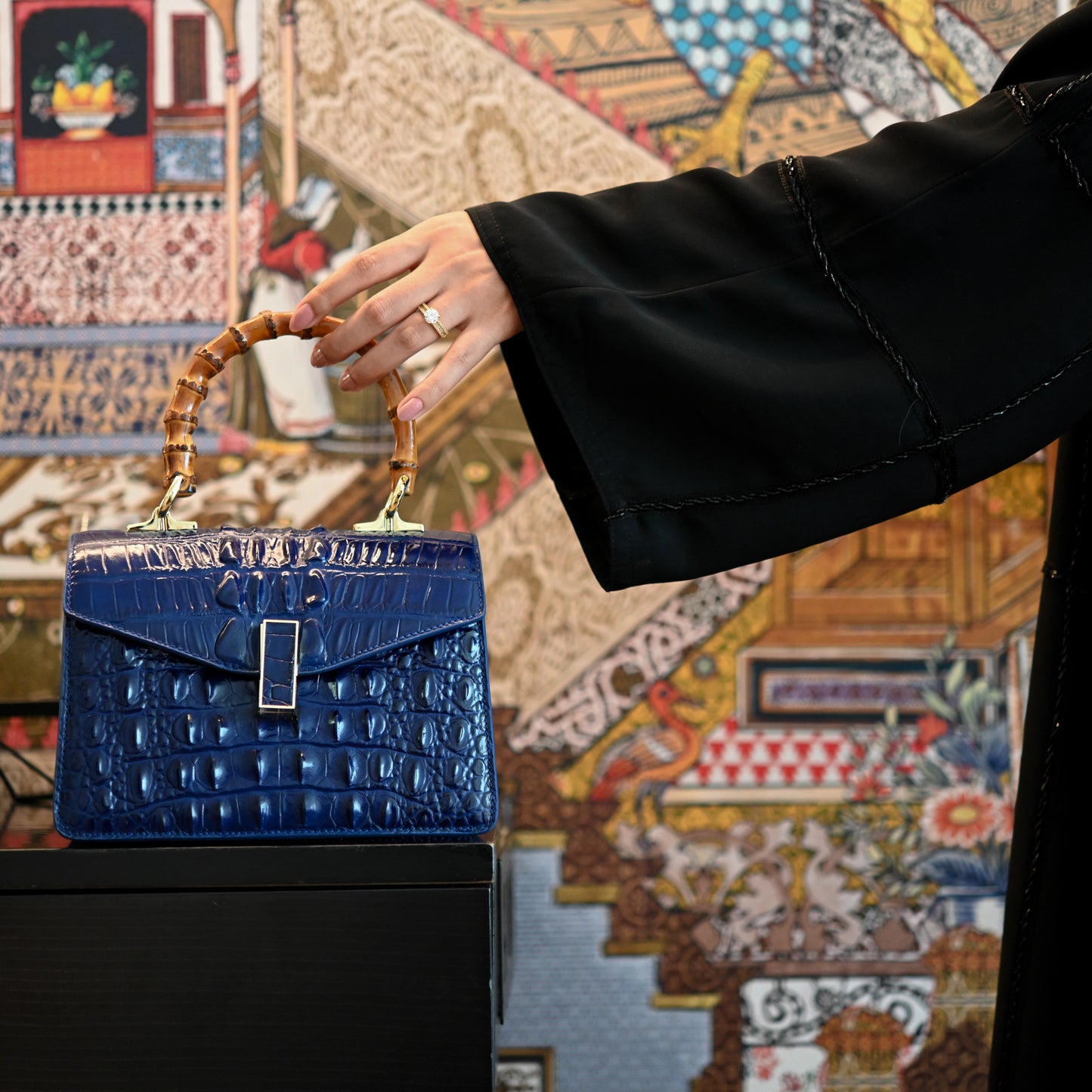Bamboo Crocodile Bag