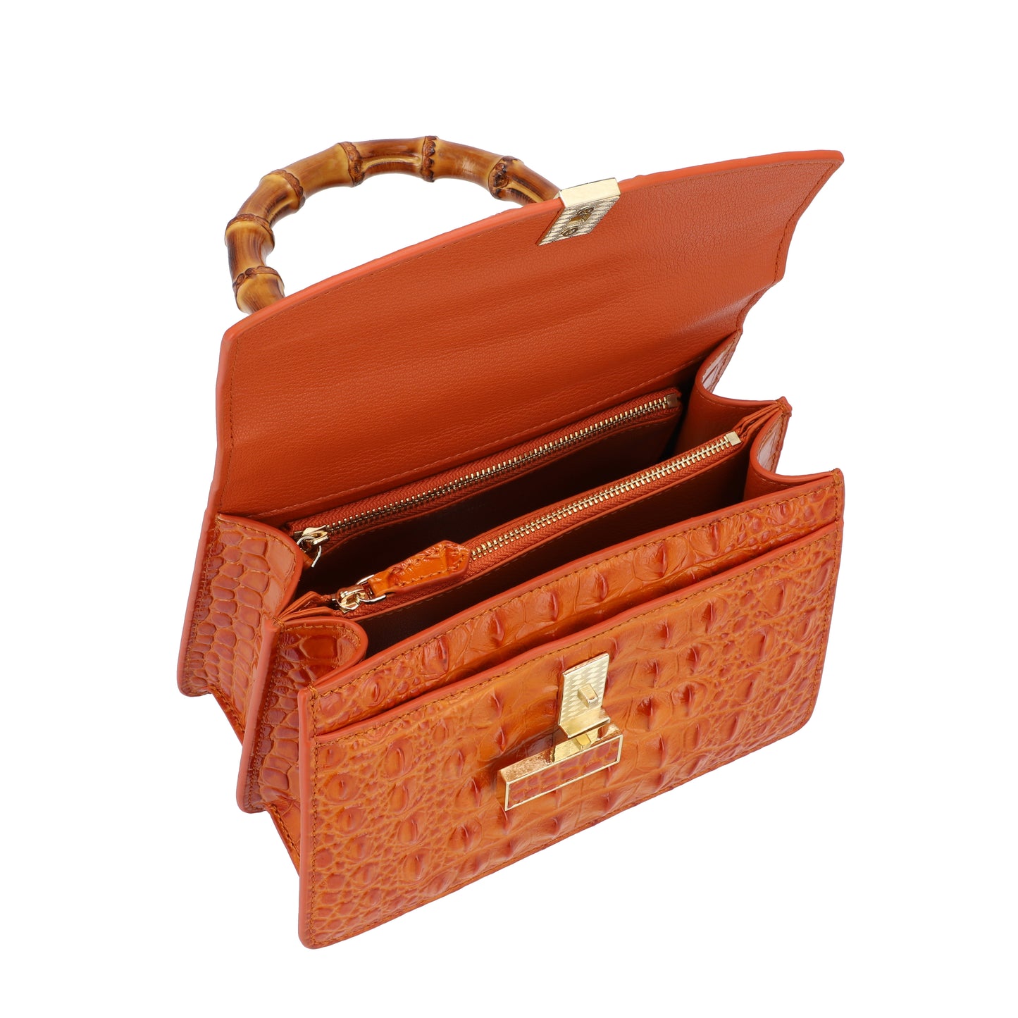 Bamboo Crocodile Bag