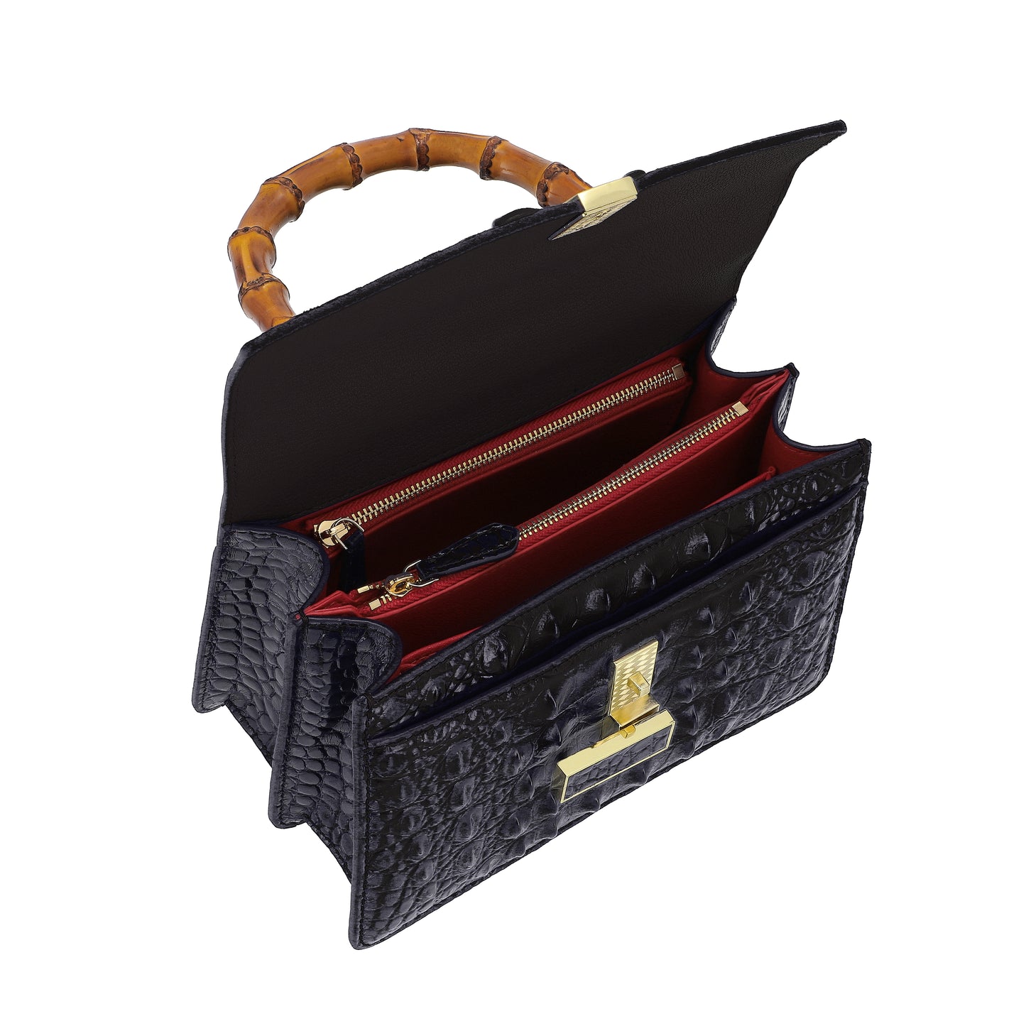 Bamboo Crocodile Bag